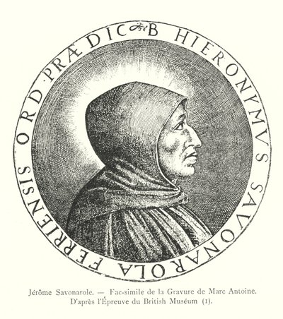ジェローム・サヴォナローラ『マルコ・アントニーの版画のファクシミリ、大英博物館の証明から』I（版画 作： Italian School