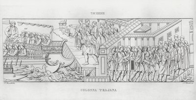 トラヤヌスの列柱」（彫刻作品 作： Italian School
