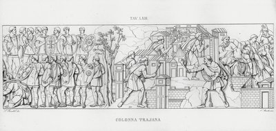 トラヤヌスの列柱」（彫刻作品 作： Italian School