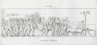 トラヤヌスの列柱」（彫刻作品 作： Italian School