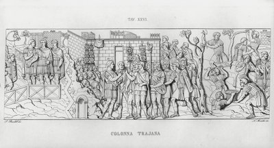 トラヤヌスの列柱」（彫刻作品 作： Italian School