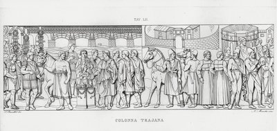 トラヤヌスの列柱」（彫刻作品 作： Italian School
