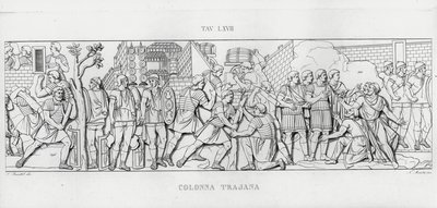 トラヤヌスの列柱」（彫刻作品 作： Italian School