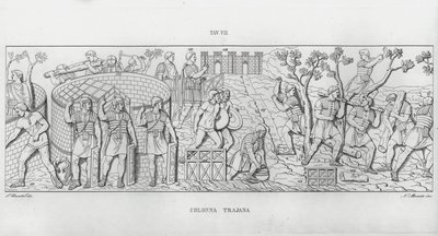 トラヤヌスの列柱」（彫刻作品 作： Italian School