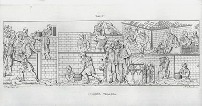 トラヤヌスの列柱」（彫刻作品 作： Italian School