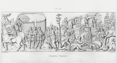 トラヤヌスの列柱」（彫刻作品 作： Italian School