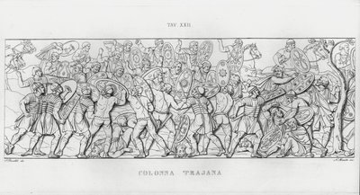 トラヤヌスの列柱」（彫刻作品 作： Italian School