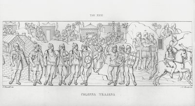 トラヤヌスの列柱」（彫刻作品 作： Italian School