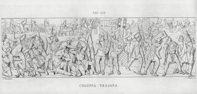 トラヤヌスの列柱」（彫刻作品 作： Italian School
