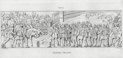トラヤヌスの列柱」（彫刻作品 作： Italian School