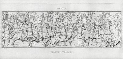 トラヤヌスの列柱」（彫刻作品 作： Italian School