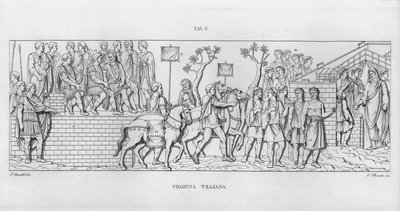 トラヤヌスの列柱」（彫刻作品 作： Italian School