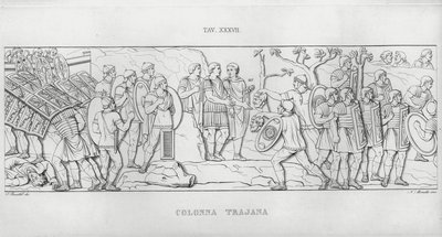 トラヤヌスの列柱」（彫刻作品 作： Italian School