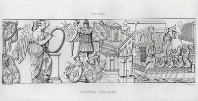 トラヤヌスの列柱」（彫刻作品 作： Italian School