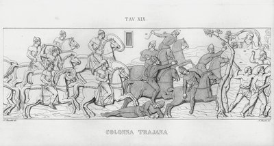 トラヤヌスの列柱」（彫刻作品 作： Italian School