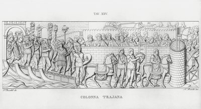 トラヤヌスの列柱」（彫刻作品 作： Italian School
