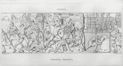 トラヤヌスの列柱」（彫刻作品 作： Italian School