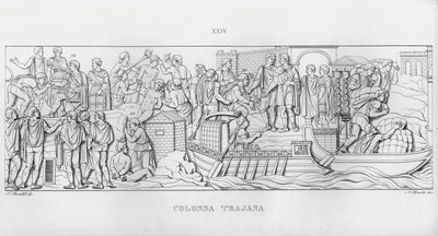 トラヤヌスの列柱」（彫刻作品 作： Italian School