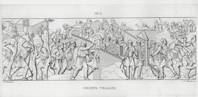 トラヤヌスの列柱」（彫刻作品 作： Italian School