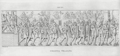 トラヤヌスの列柱」（彫刻作品 作： Italian School