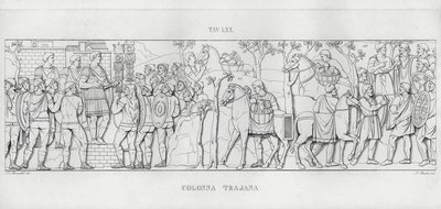 トラヤヌスの列柱」（彫刻作品 作： Italian School