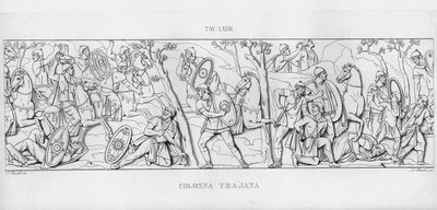 トラヤヌスの列柱」（彫刻作品 作： Italian School