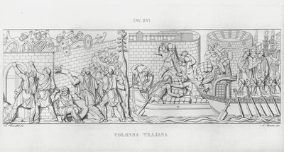トラヤヌスの列柱」（彫刻作品 作： Italian School