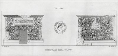 トラヤヌスの列柱」（彫刻作品 作： Italian School