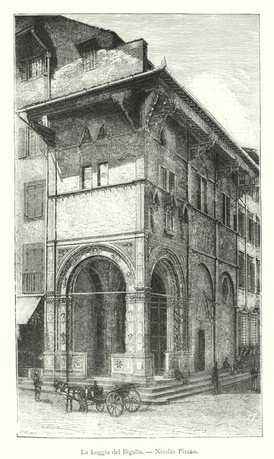 ビガロのロッジア」ニコラ・ピサーノ（彫刻作品 作： Italian School