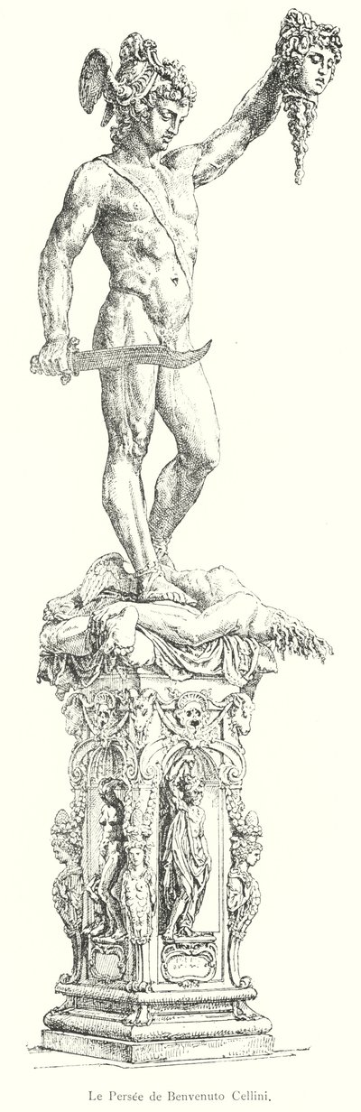 Le Persee de Benvenuto Cellini (エングレーヴィング) 作： Italian School