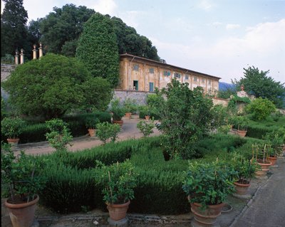 リモナイアと庭園、ツェレの別荘 作： Italian School