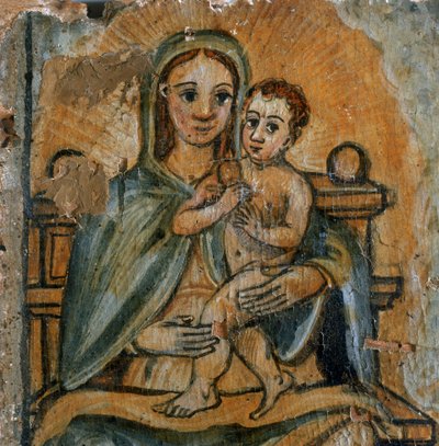 マドンナと子供、元投票の詳細、1604 作： Italian School