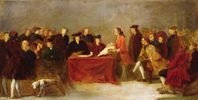 アカデミーの会議、またはヴェネツィアでの自然史試験 作： Italian School