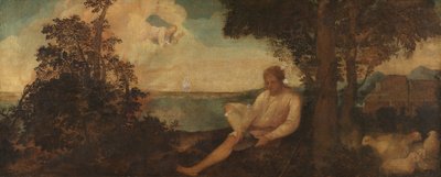 モーセと燃える茂み、1500-30年頃 作： Italian School