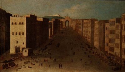 ナポリタンストリートシーン 作： Italian School