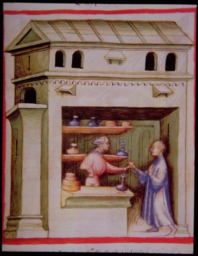 健康なTacuinumからの新しい2644 fol.95r酢シロップ 作： Italian School
