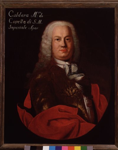 アントニオカルダーラ（1670〜1736年）の肖像画イタリアのバロック作曲家 作： Italian School