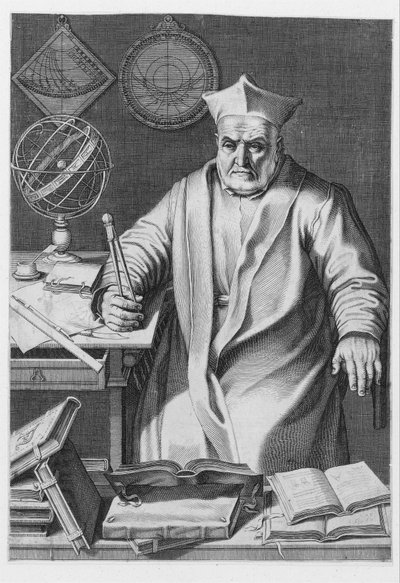クリストファー・クラヴィウス枢機卿の肖像、1606年。 作： Italian School