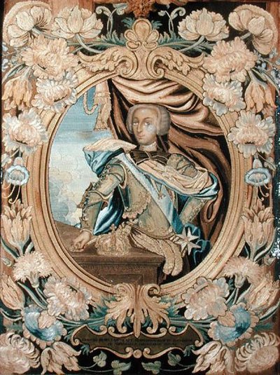 カルロス3世の肖像（1759-1788）シチリア王、ナポリ、スペイン、エルサレム（186988を参照） 作： Italian School