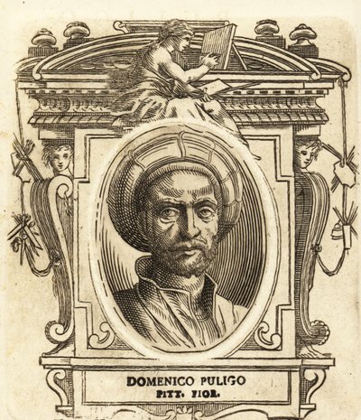 フィレンツェで活躍したルネサンス期のイタリア人画家、ドメニコ・プリゴの肖像 作： Italian School