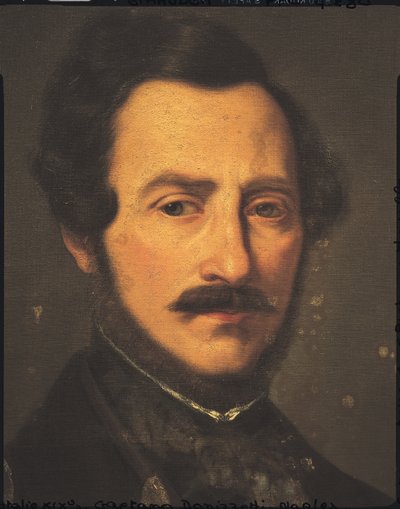 ガエターノ・ドニゼッティの肖像（1797-1848） 作： Italian School