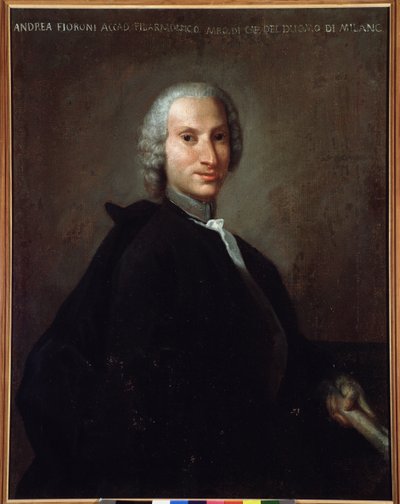 Gianandrea Fioroni（1716-1778）イタリアの作曲家の肖像 作： Italian School
