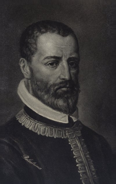 ジョバンニピエルルイジダパレストリーナの肖像 作： Italian School