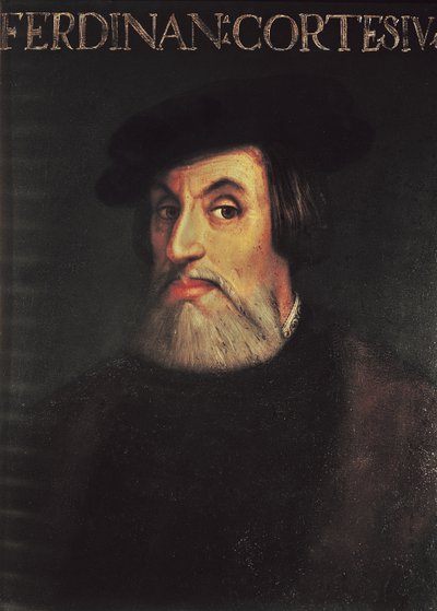 ヘルナンドコルテス（1485-1547）の肖像 作： Italian School