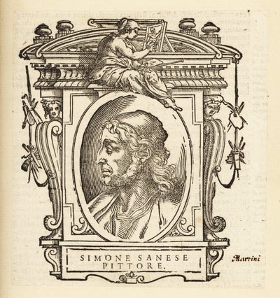 シモーネ・マルティーニの肖像（1284～1344年頃、シエナ生まれのイタリア人画家 作： Italian School
