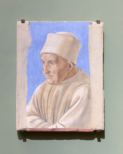 老人の肖像画、15 世紀後半 作： Italian School
