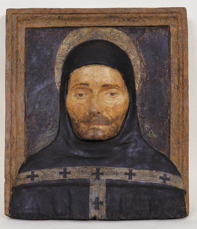 フィレンツェの守護聖人である聖アントニン (1389-1459) として知られるドミニコ会のアントニノ ピエロツィの肖像 作： Italian School