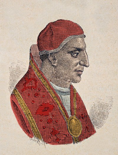 教皇エティエンヌ3世（ステファン、ステファノ、ステファヌス）の肖像（768～772年 作： Italian School