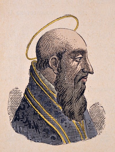 教皇フェリクス1世（フェリーチェ1世）の肖像（269〜274年 作： Italian School