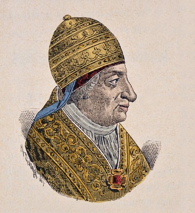 教皇インノセント7世（インノチェンツォ、インノケンティウス）の肖像（1404年～1406年 作： Italian School